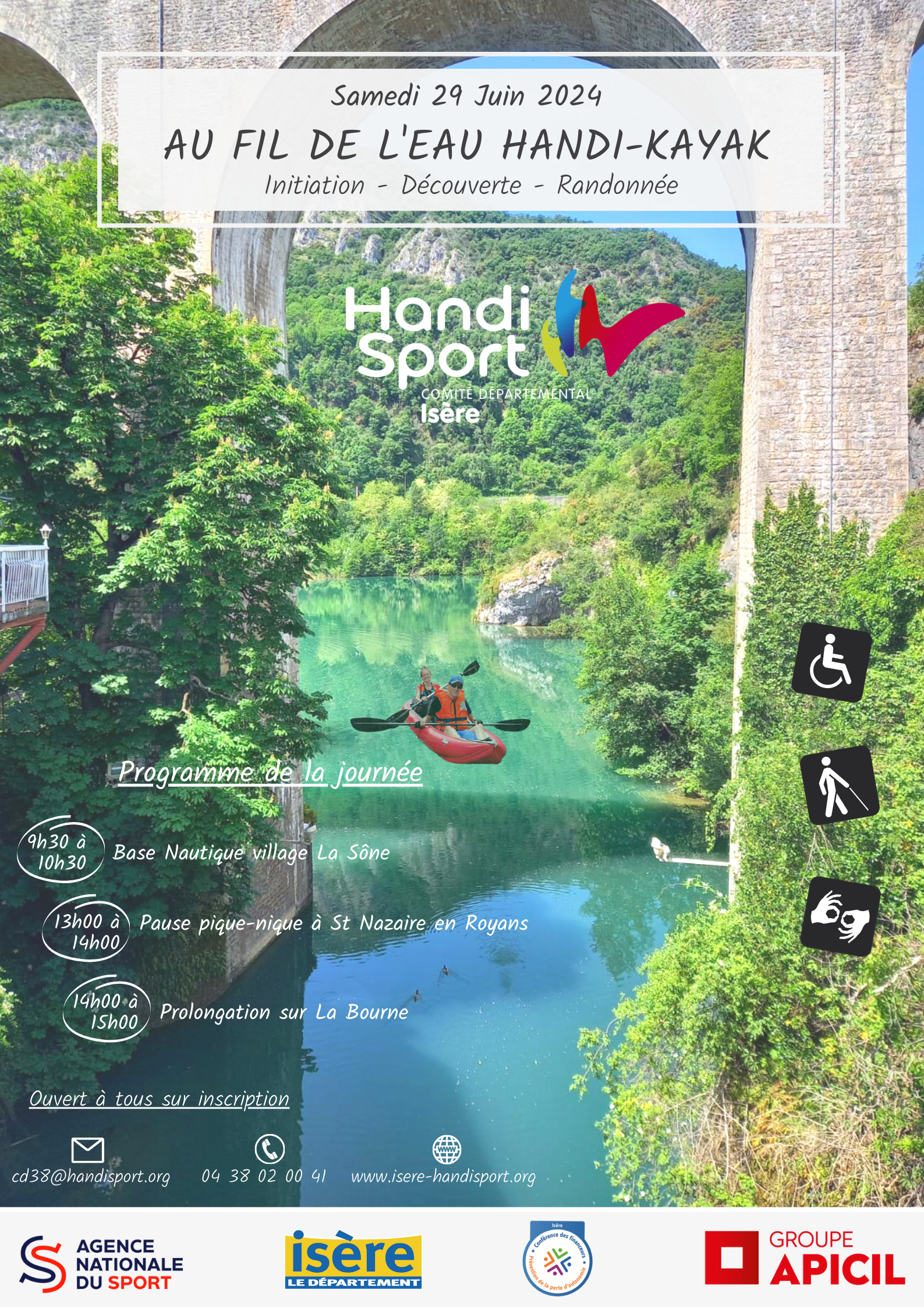 Au fil de l’eau – Randonnée Handi-kayak 2024